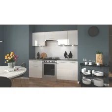 MARIJA 200 KITCHEN SET BODY: SONOMA OAK, FRONTS: WHITE GLOSS